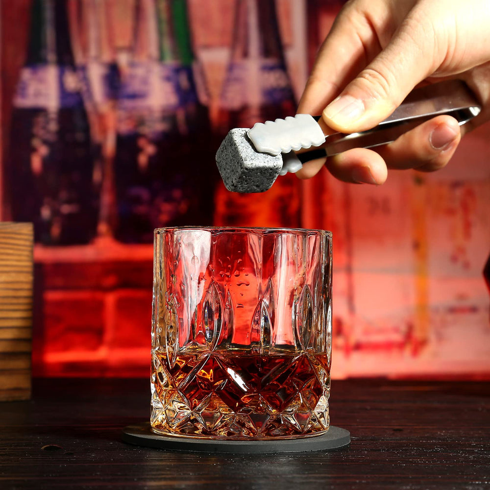 EXREIZST verre rempli avec pierres en granit en usage offrant refroidissement pur