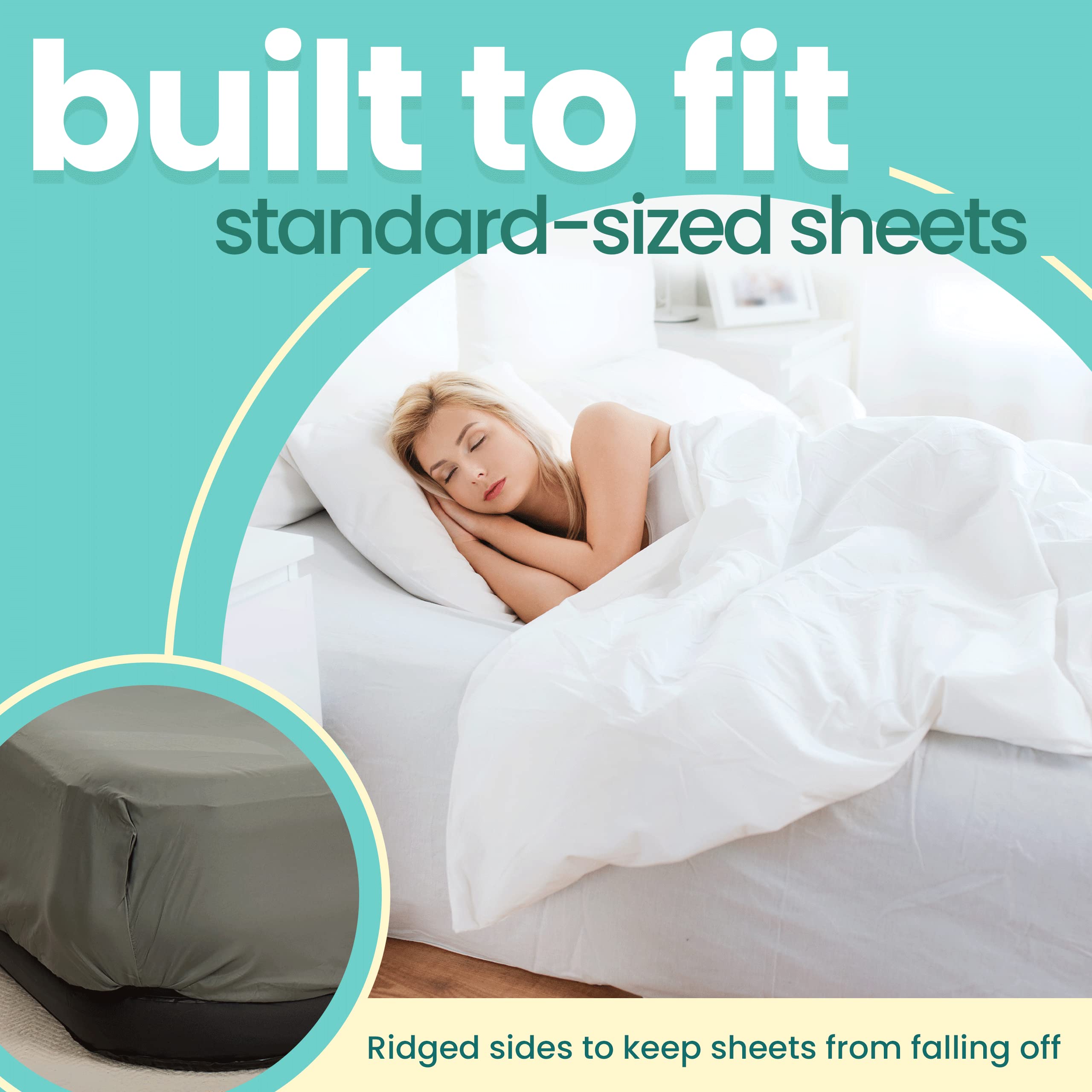 EZ INFLATE matelas plié compact pour transport facile