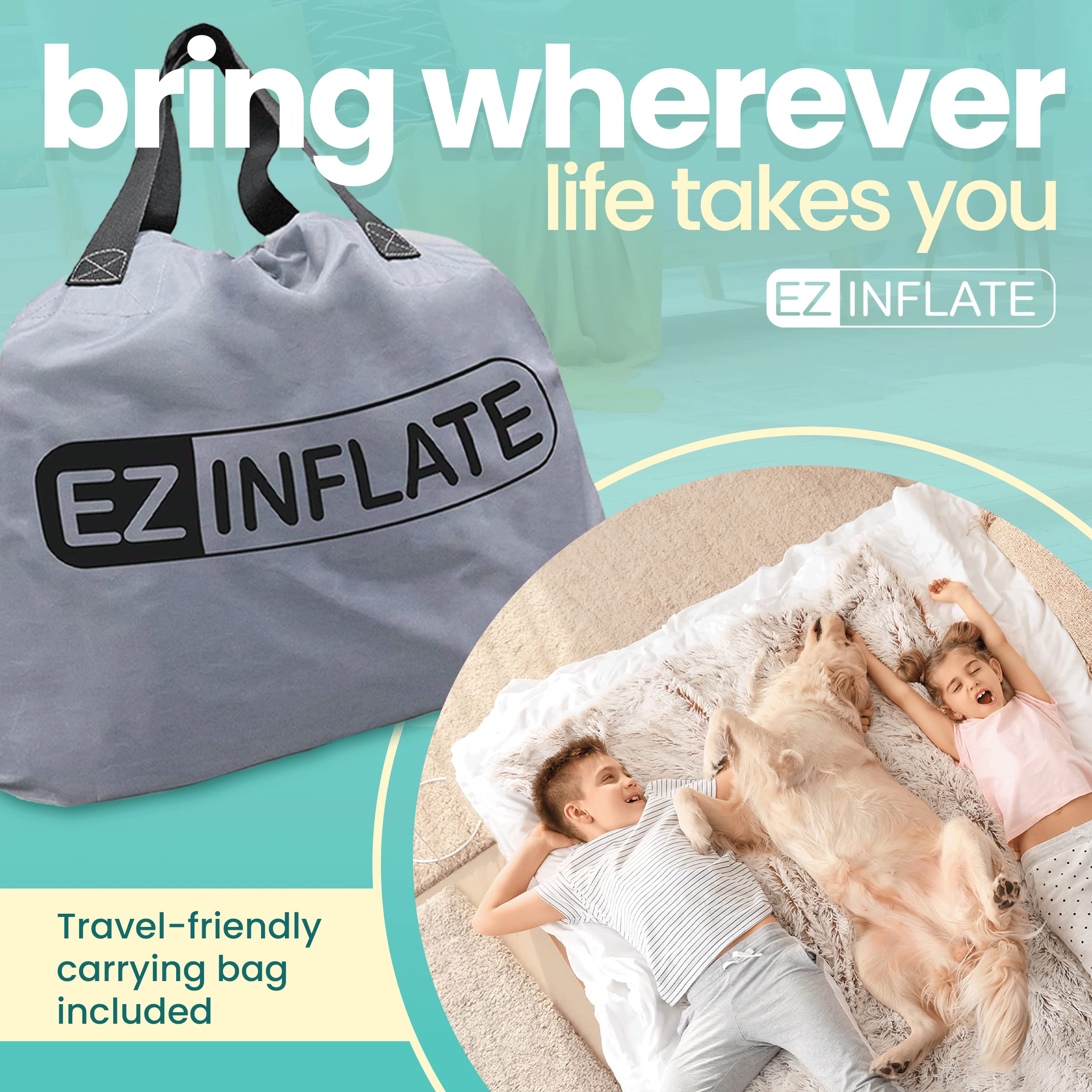EZ INFLATE rustines incluses pour réparation rapide sur site