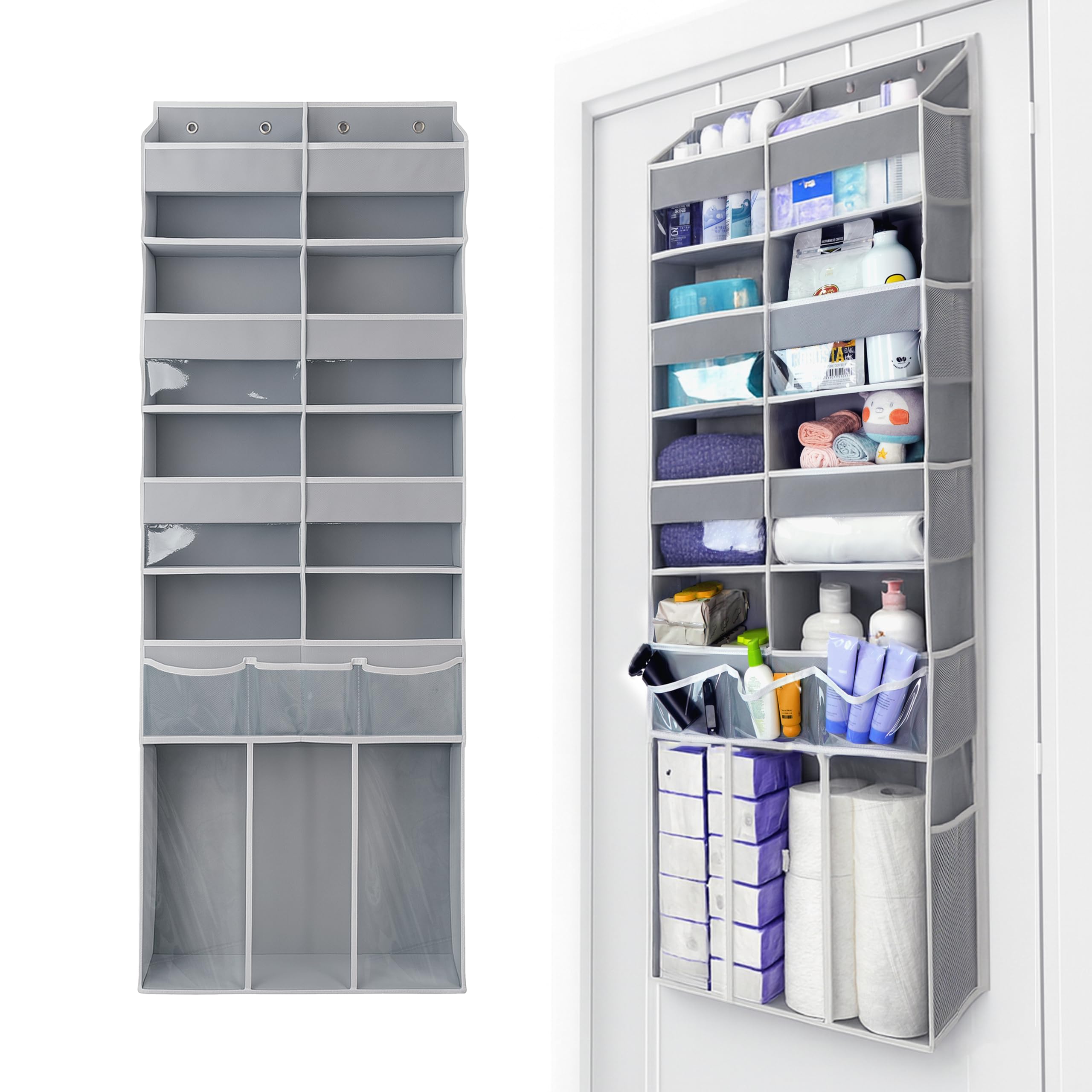 EZVERY en situation dans une salle de bain, rangement de serviettes et produits accessible