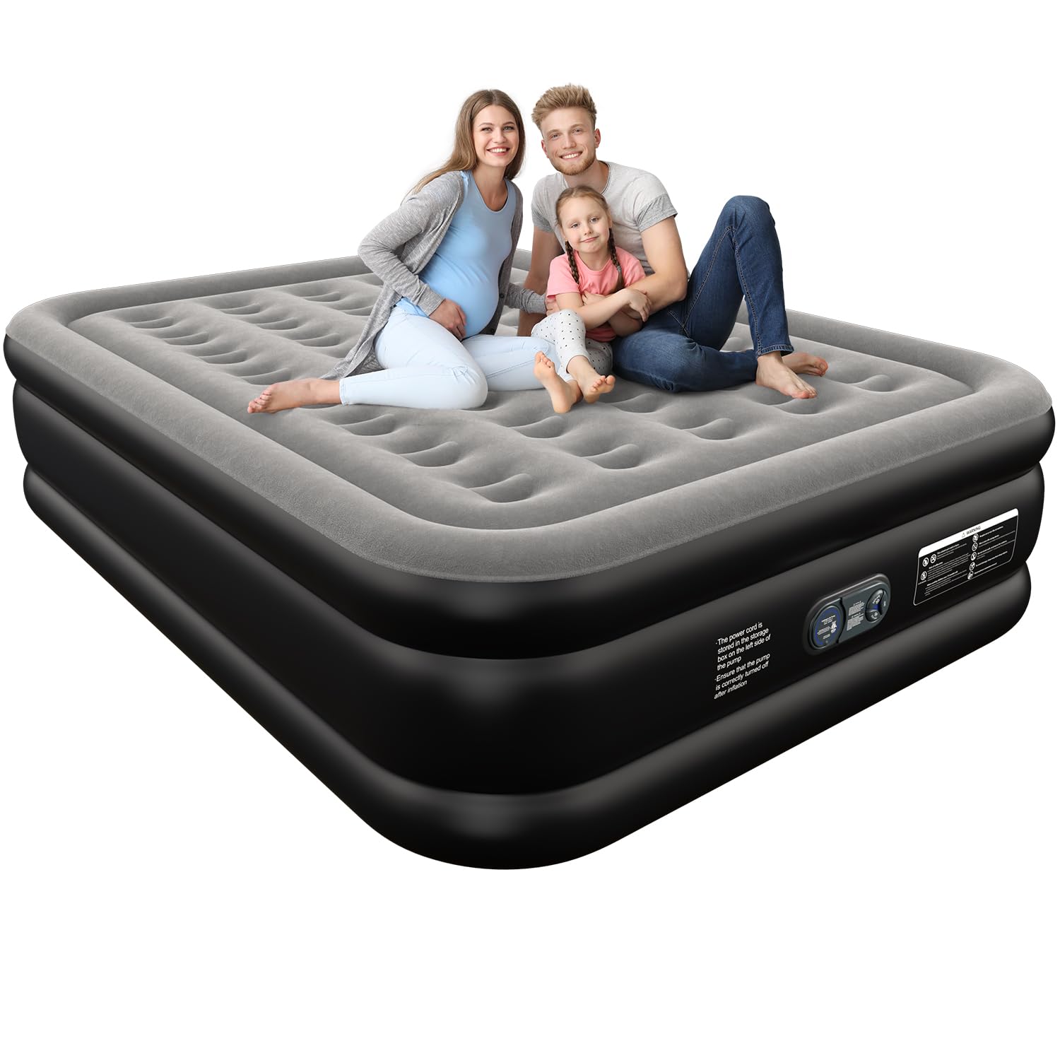 Ezyrest matelas queen face avant montrant le design et confort