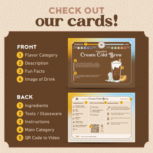 f&m. creations cartes écartées montrant la variété de recettes disponibles