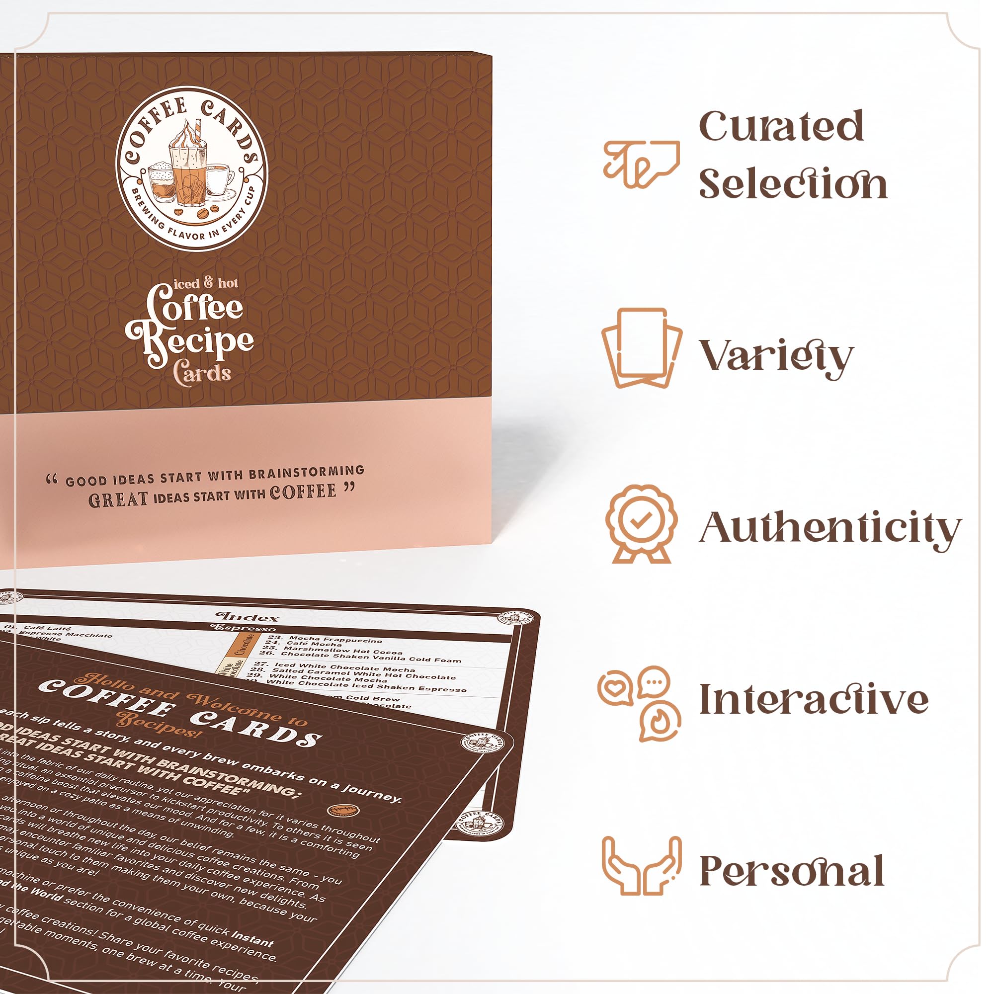 f&m. creations gros plan illustration et instructions claires sur carte