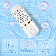 Fabenix en usage dans une cuve illustrant purification d'aliments