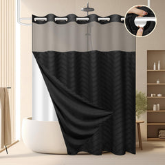FADOTY vue complète du rideau noir facilitant une installation rapide