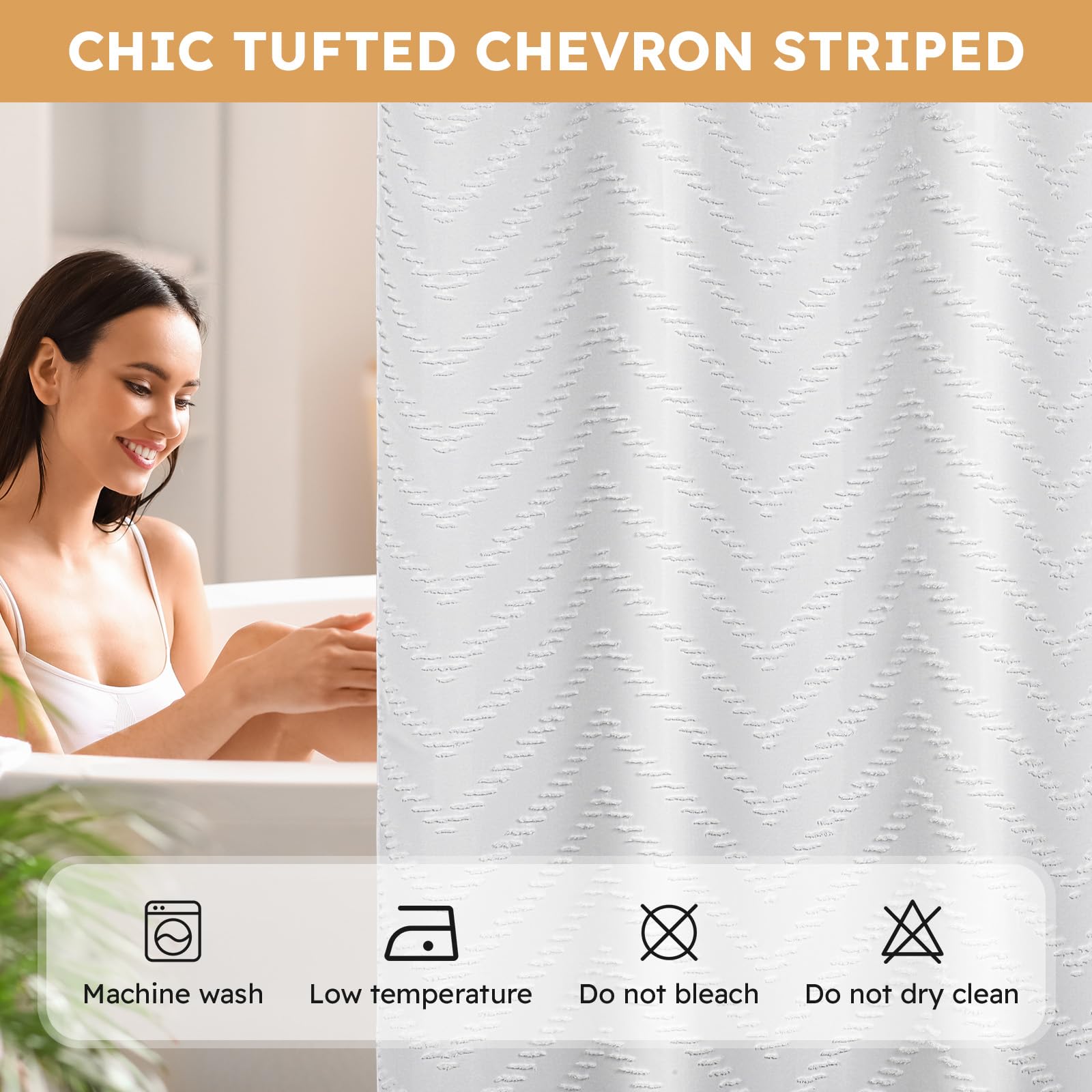 FADOTY gros plan sur tissu tufté chevron montrant résistance et style