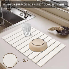 FADSKKJ tapis utilisé pour poser verres et assiettes, garde le plan de travail sec