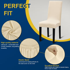Fafua housses posées sur une table dressée pour banquet montrant aspect uniforme