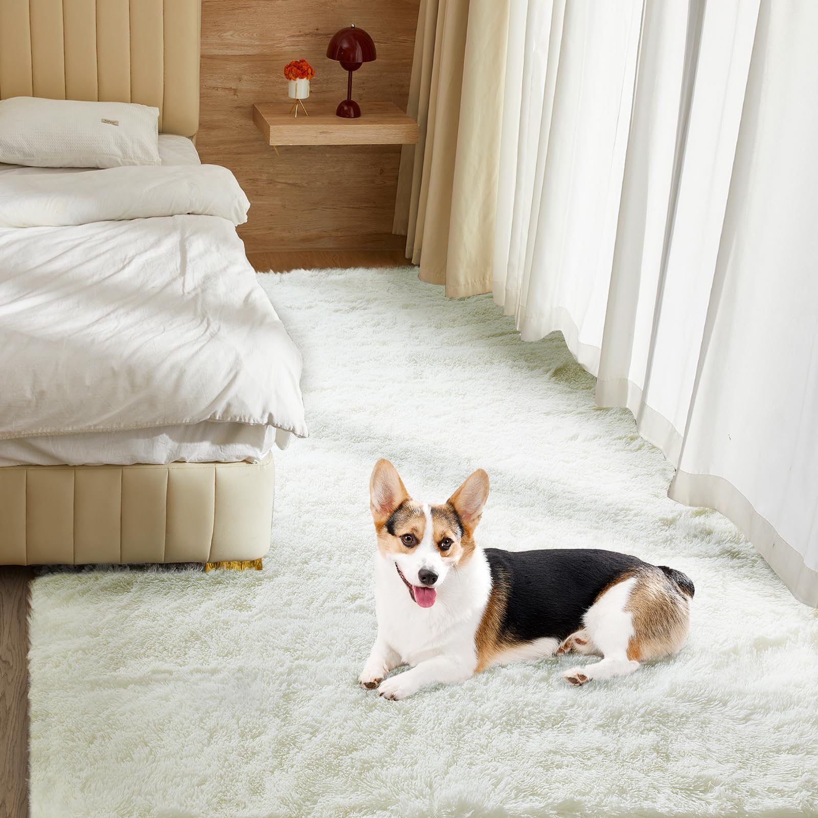 Fairblink gros plan sur les poils du tapis illustrant douceur et confort tactile