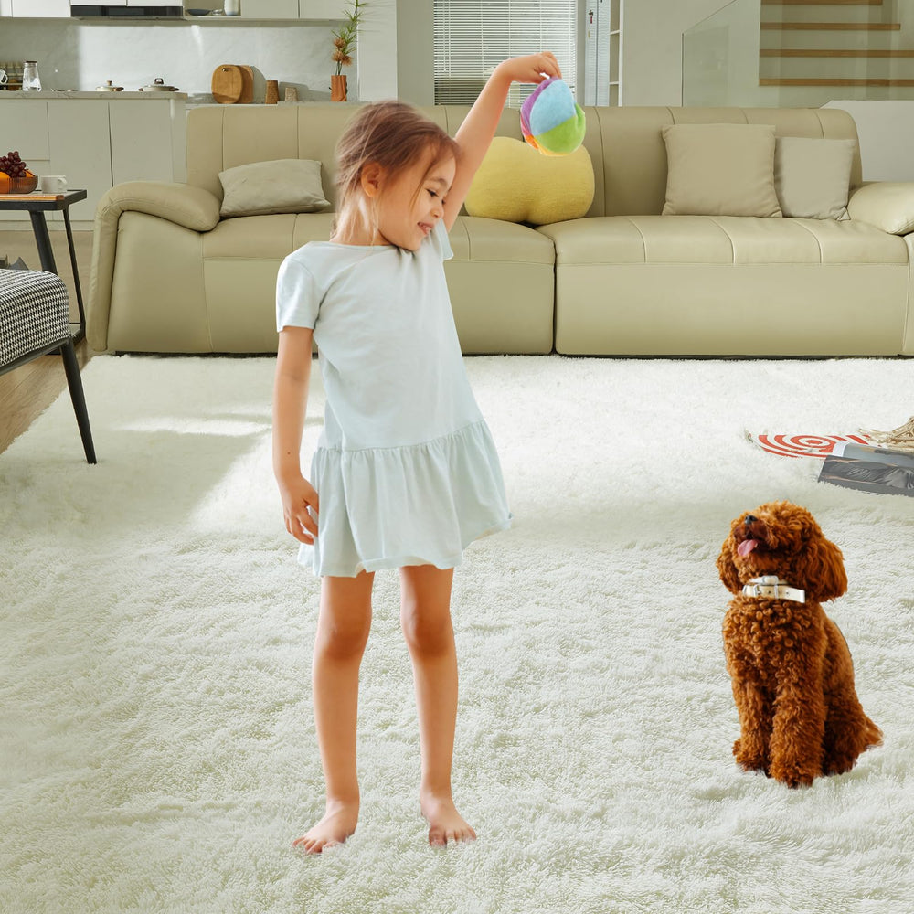 Fairblink tapis placé partiellement sous un lit pour une chambre plus confortable