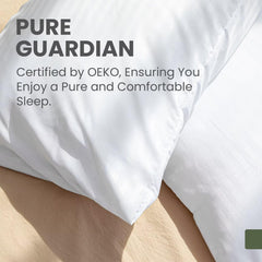 Fairpeak coussin en place sur lit, look hôtelier et confort immédiat