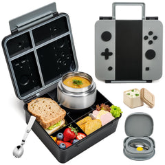 FAJSL boîte bento ouverte montrant compartiments et organisation pratique