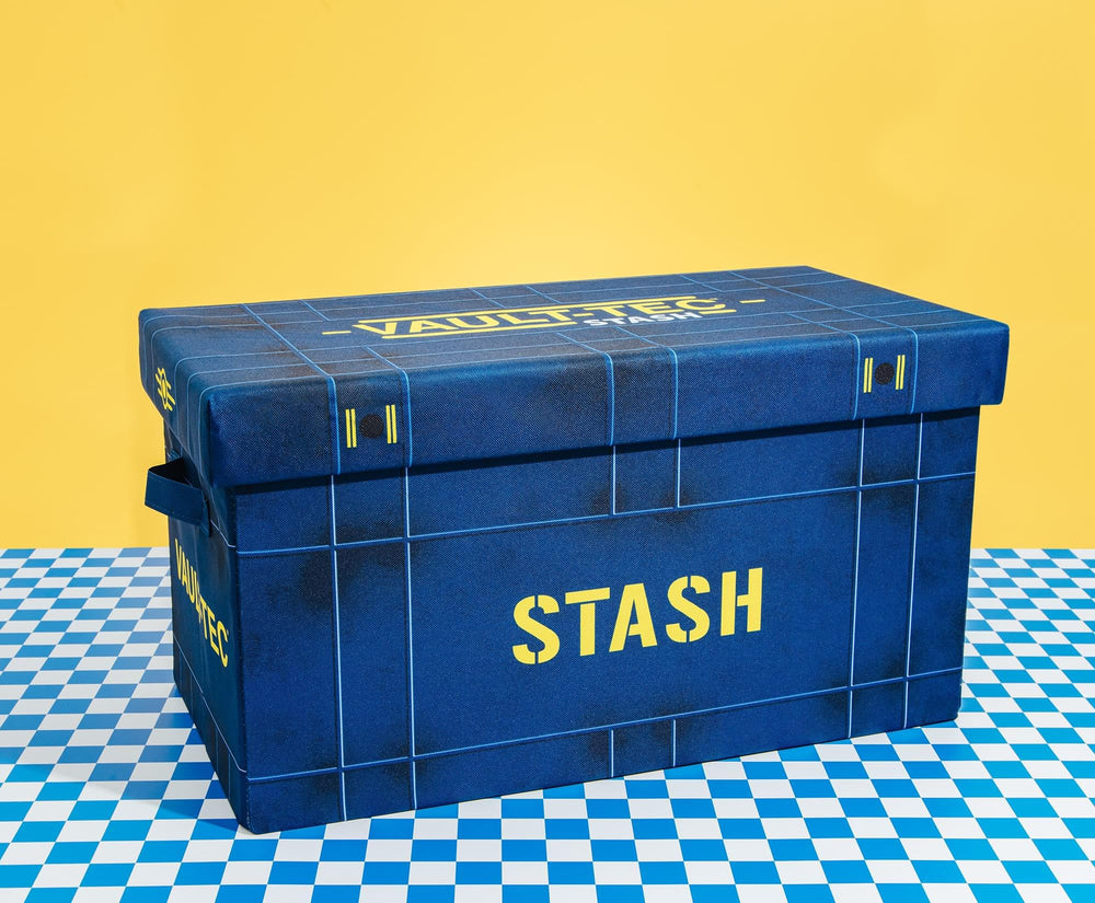 Fallout boîte rangée dans un placard optimisant l'espace et accessibilité