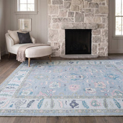 Fame Rugs gros plan sur le motif oriental montrant détails et charme