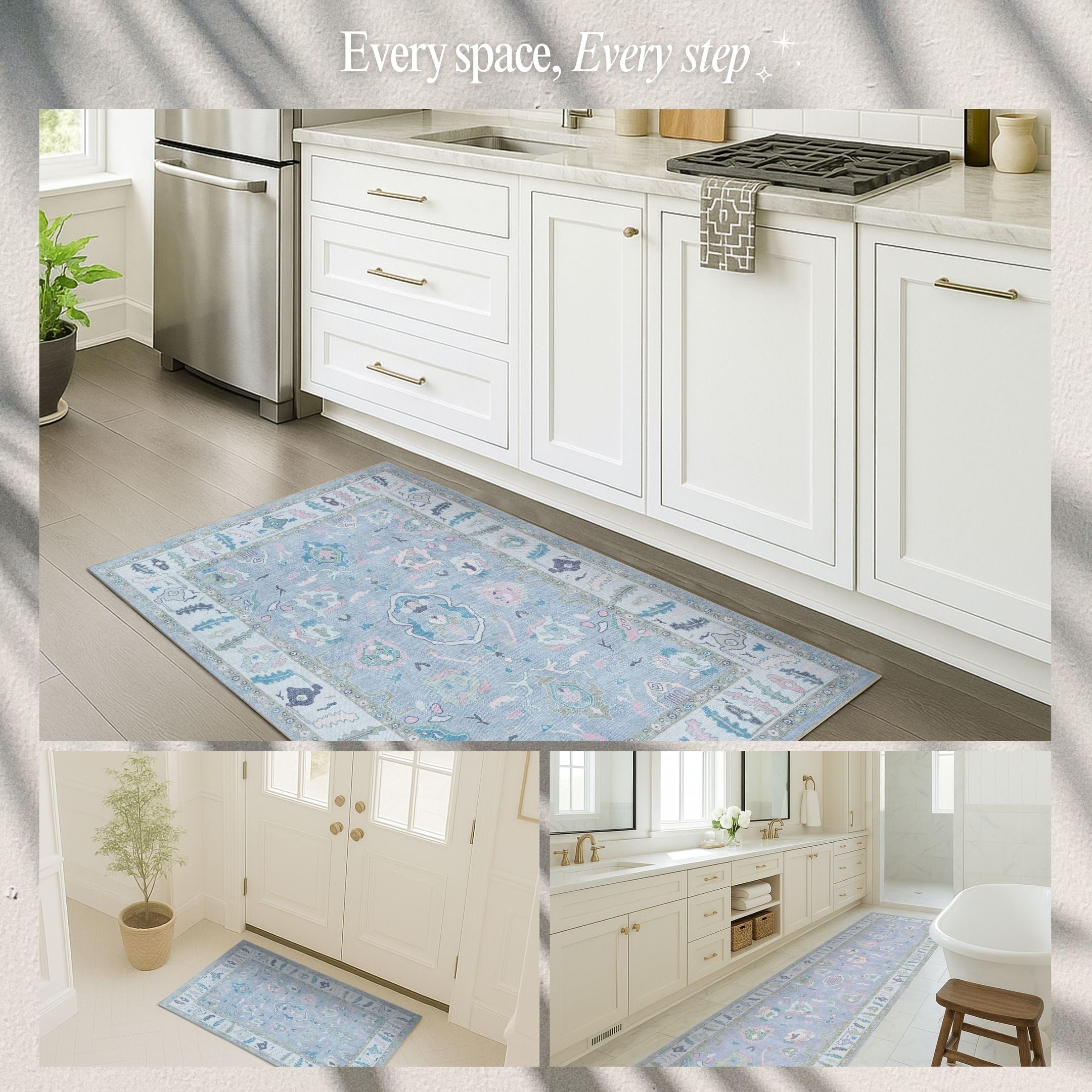 Fame Rugs doublure en coton garantissant stabilité et positionnement