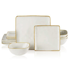 famiware assiette carrée vue de face montrant élégance et robustesse