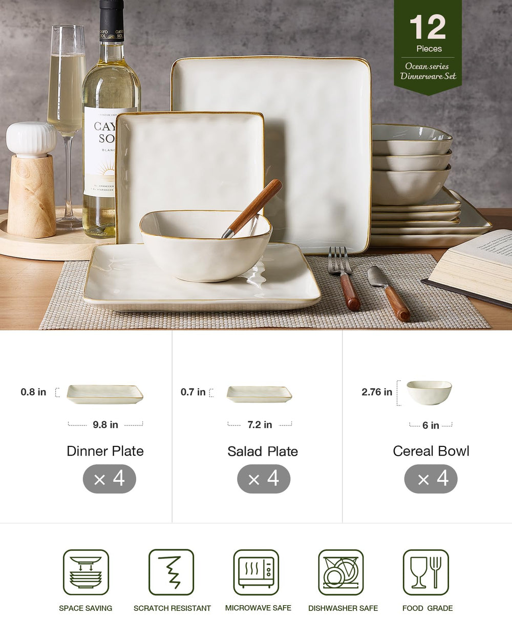 famiware assiette à salade mettant en valeur design et polyvalence