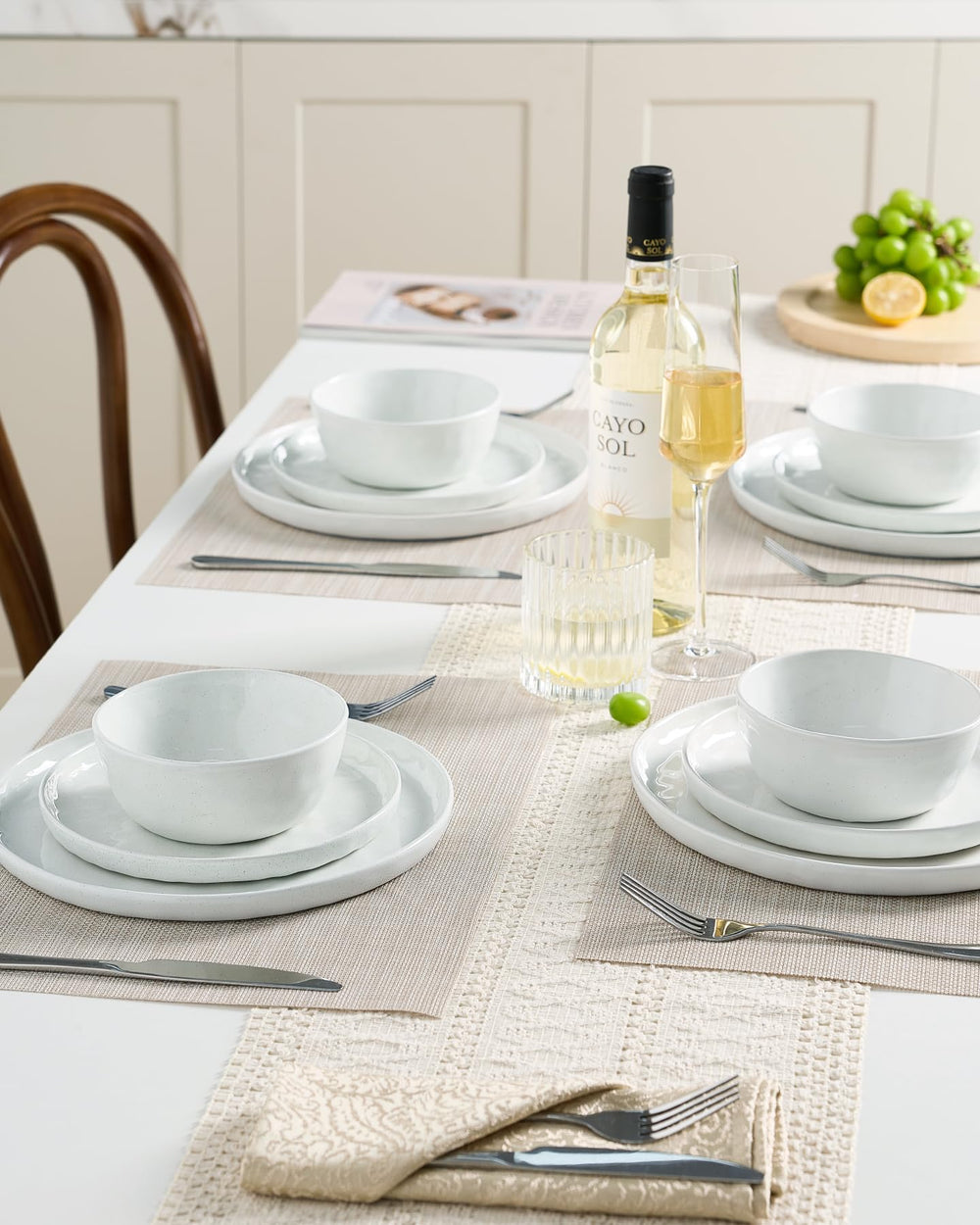 famiware vue dessus assiette 20 cm signalant design tacheté unique