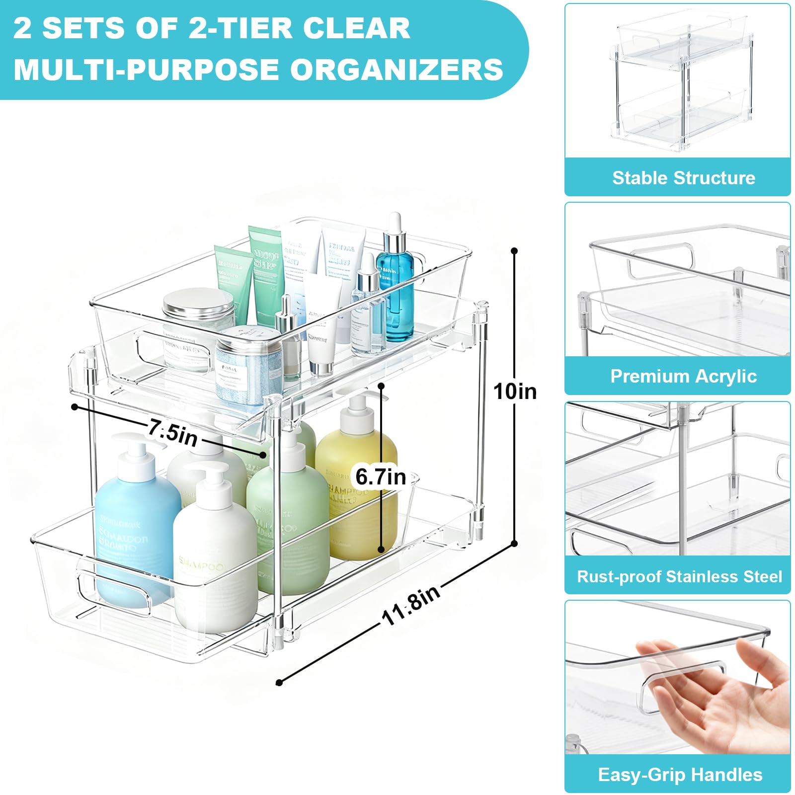 FAMOVELL gros plan sur l'acrylique transparent montrant robustesse