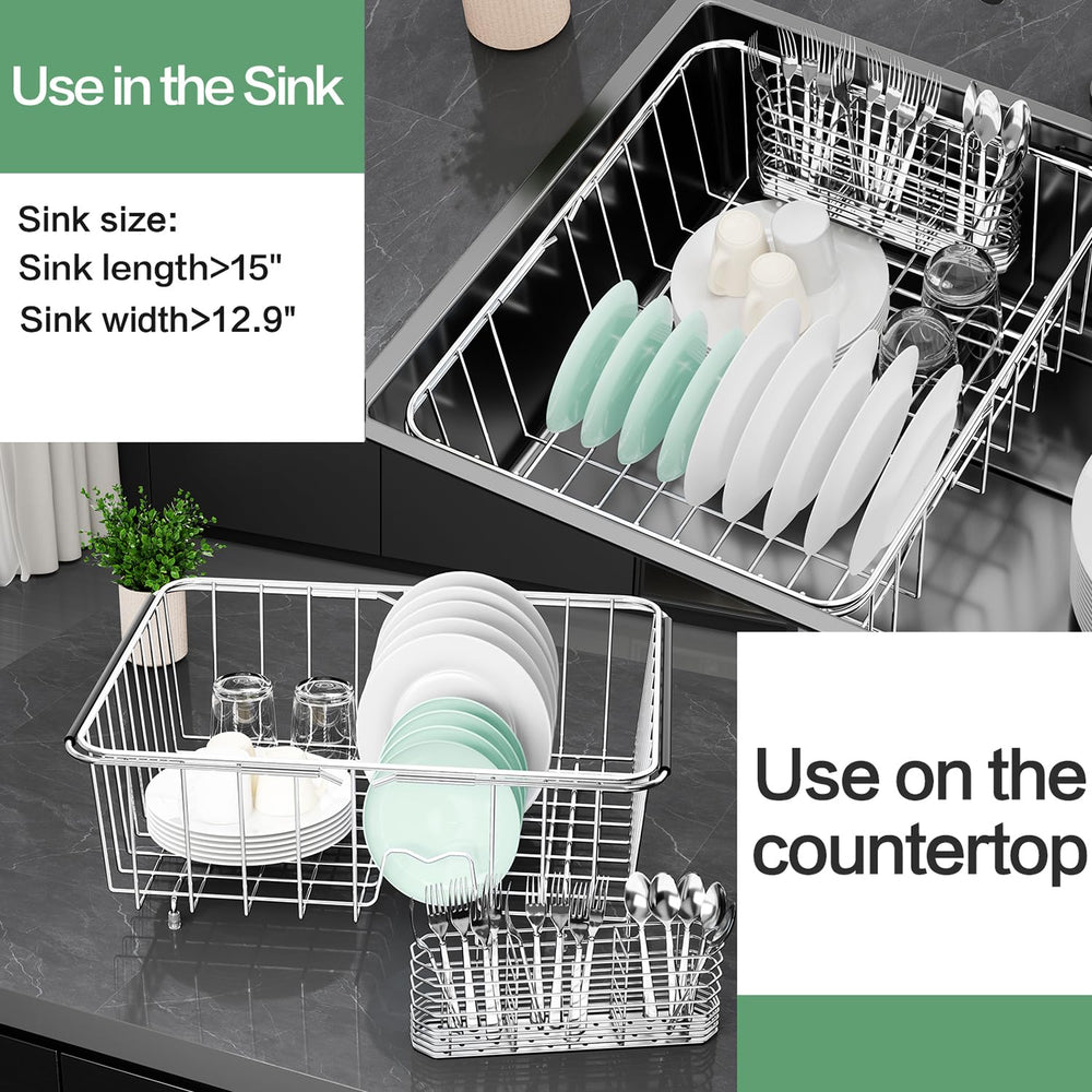 Vue latérale Fanbsy montrant longueur et bras extensibles pour différents éviers
