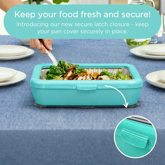 Fancy Panz avec couvercle transparent protégeant le plat et visible