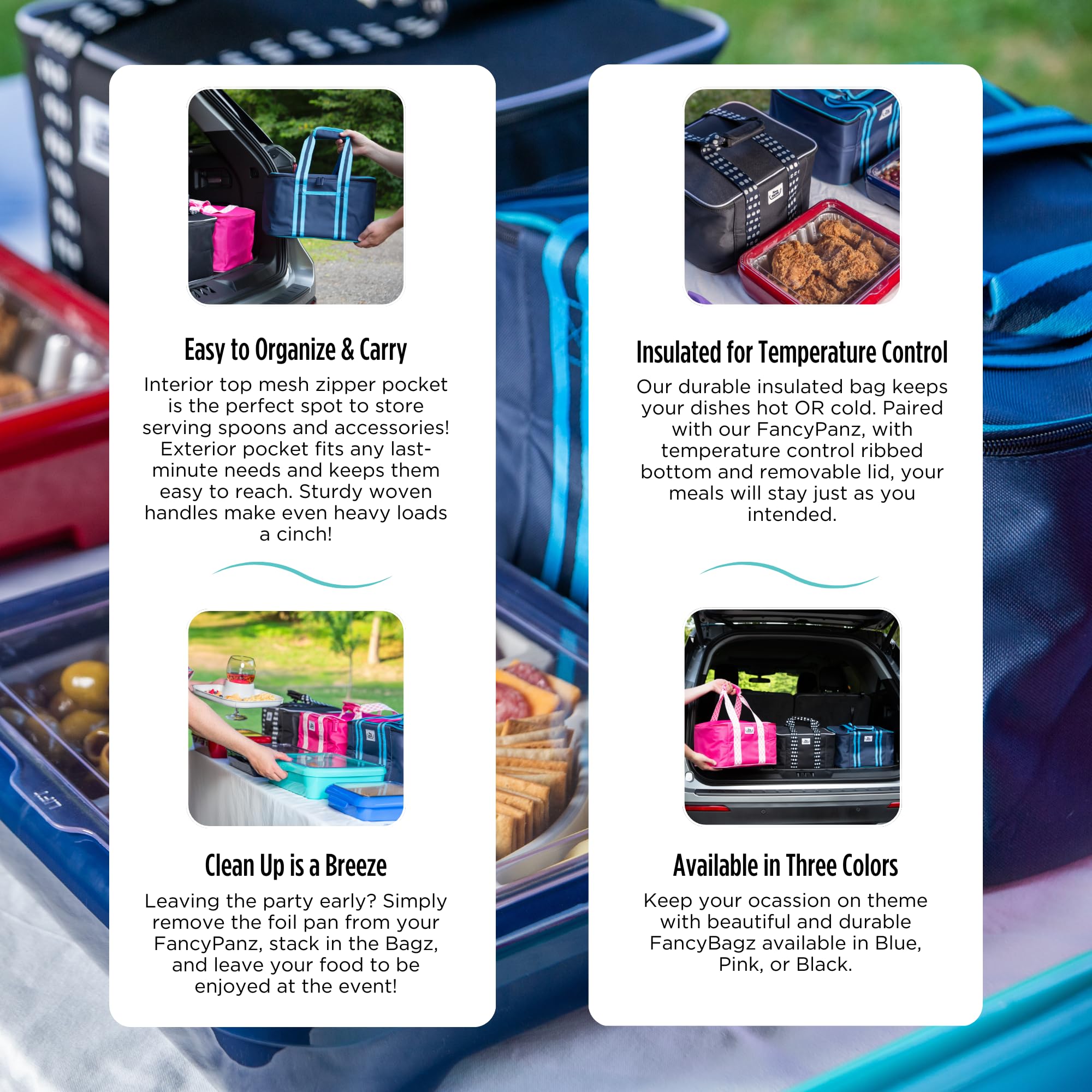 Fancy Panz sac contenant deux casseroles Classic et Premium