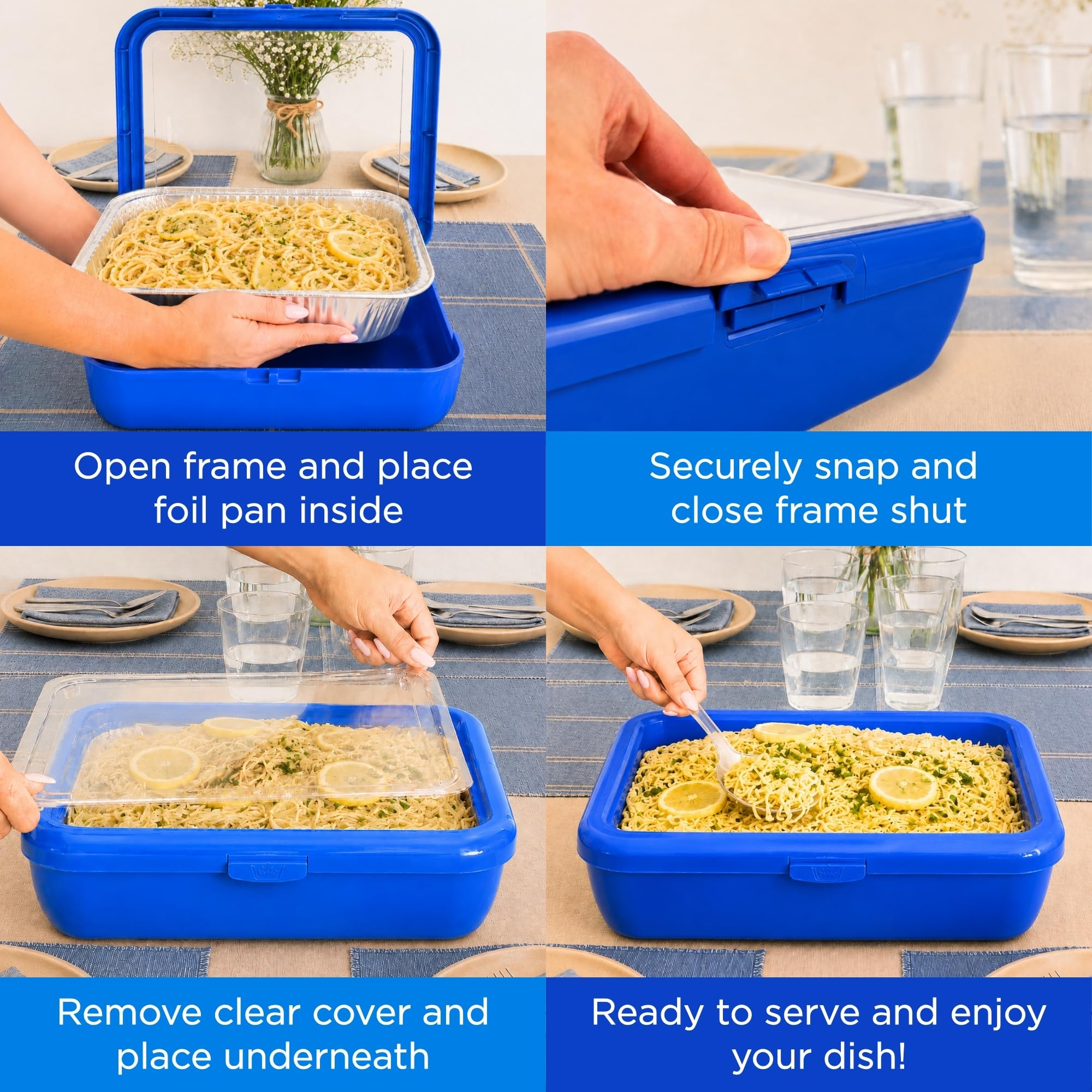 Fancy Panz gros plan fermeture clip sécurisée pour transport sans fuite