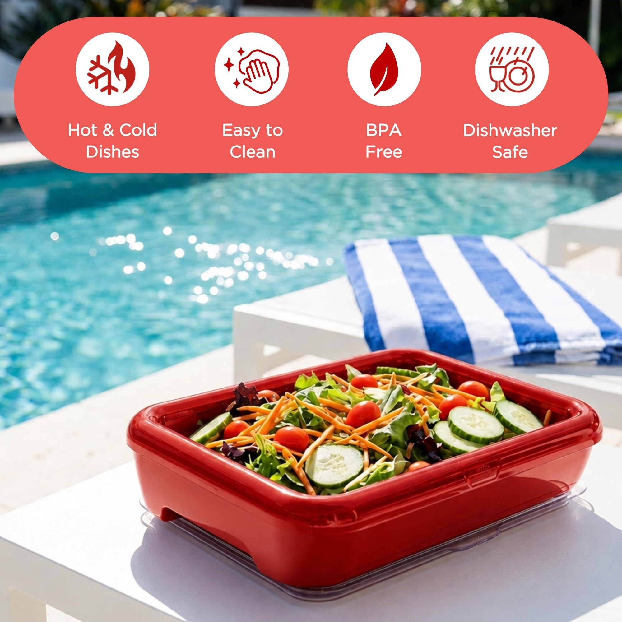 Fancy Panz couvercle transparent en place protégeant les aliments
