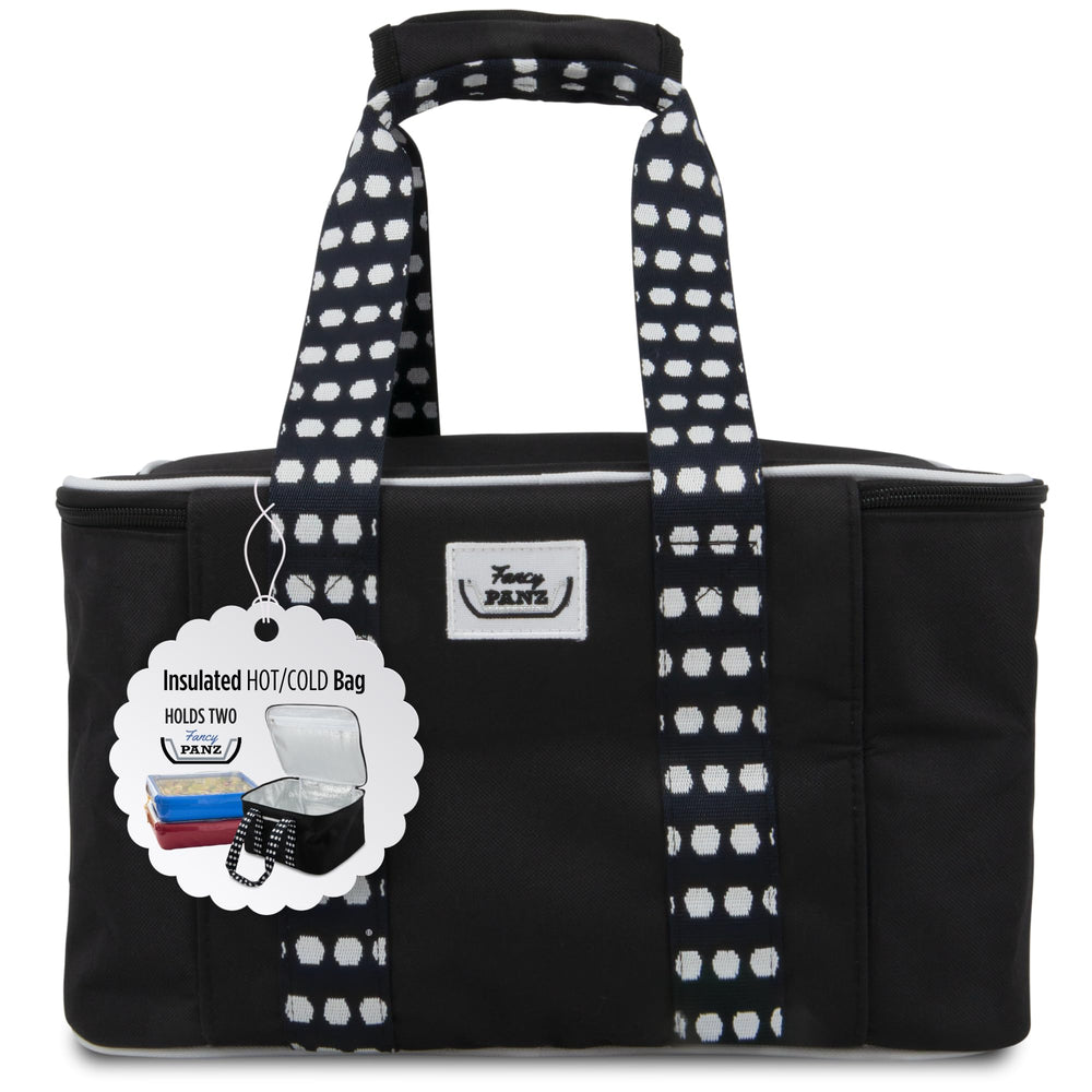Fancy Panz sac isotherme noir vue avant pour transport soigné