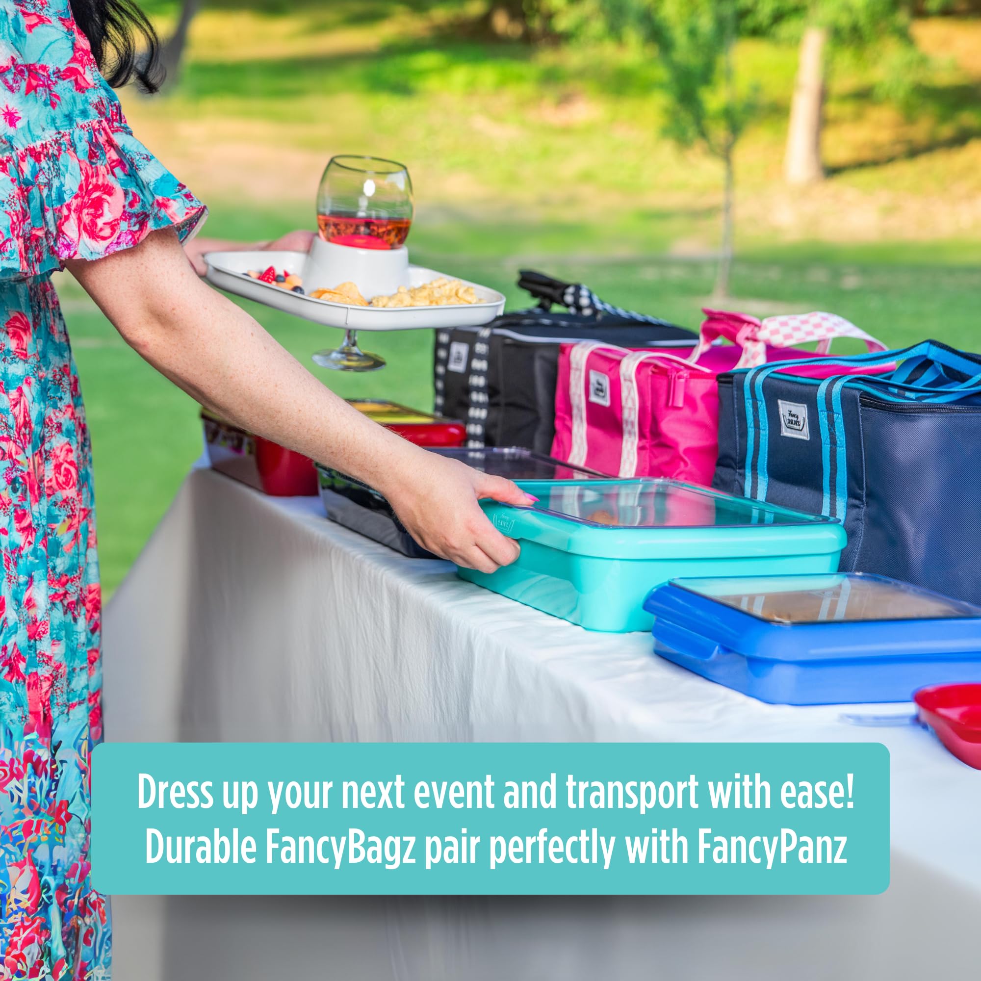 Fancy Panz sac en situation pique-nique pratique et élégant