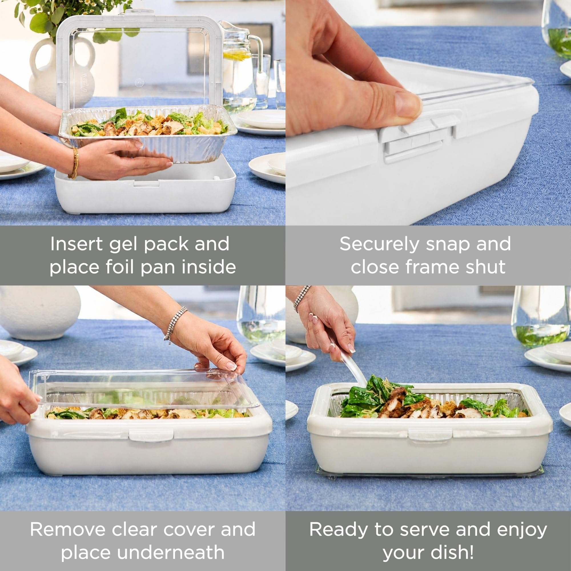Fancy Panz en usage lors d'un repas convivial facilitant le service
