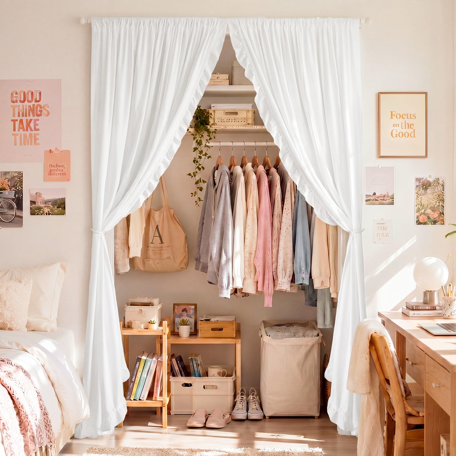 Fanfanwin scène chambre bohème, ajoute ambiance chaleureuse