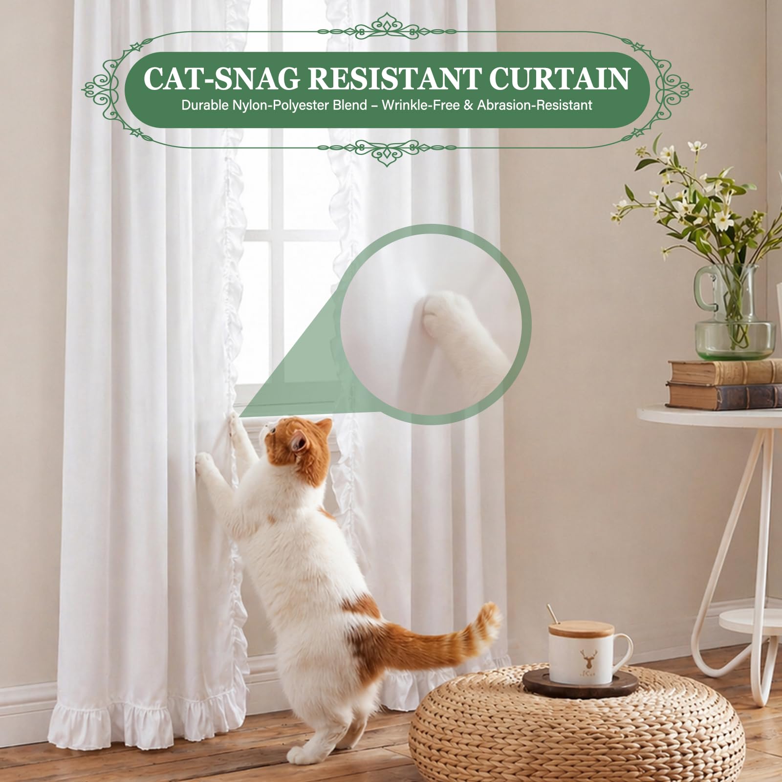 Fanfanwin installation sur tringle, pose rapide pour locataires