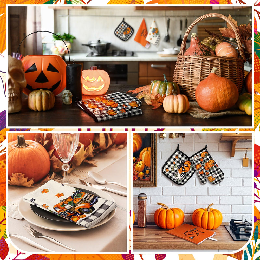 Fanfanwin mise en scène cuisine automnale, apporte ambiance cosy pratique