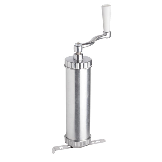 Fante's poussoir face avant montrant la finition argentée et qualité
