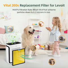 Fanulter couche de charbon actif Vital 200S réduisant odeurs et composés chimiques