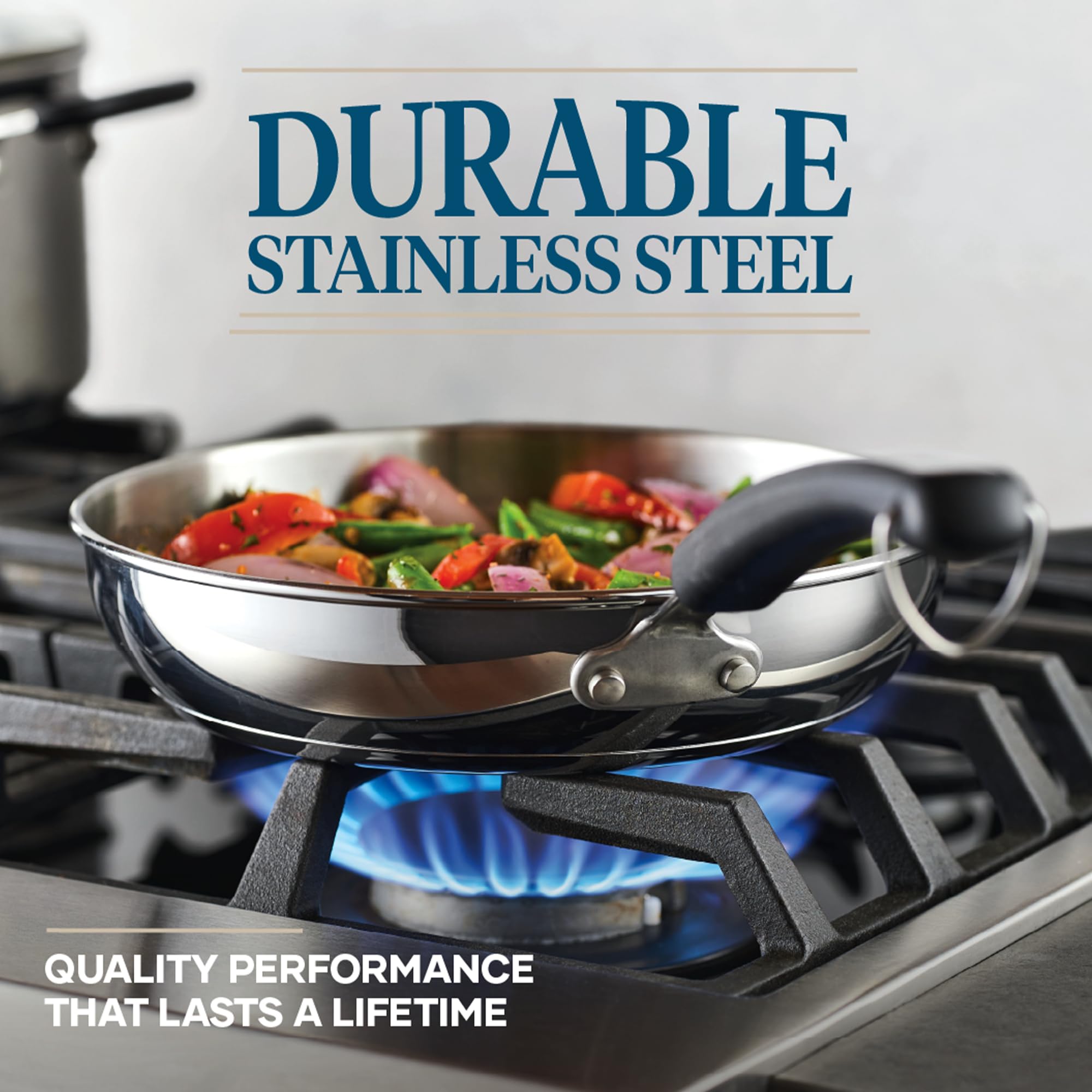 Farberware Brilliance couvercles en verre permettant surveiller la cuisson