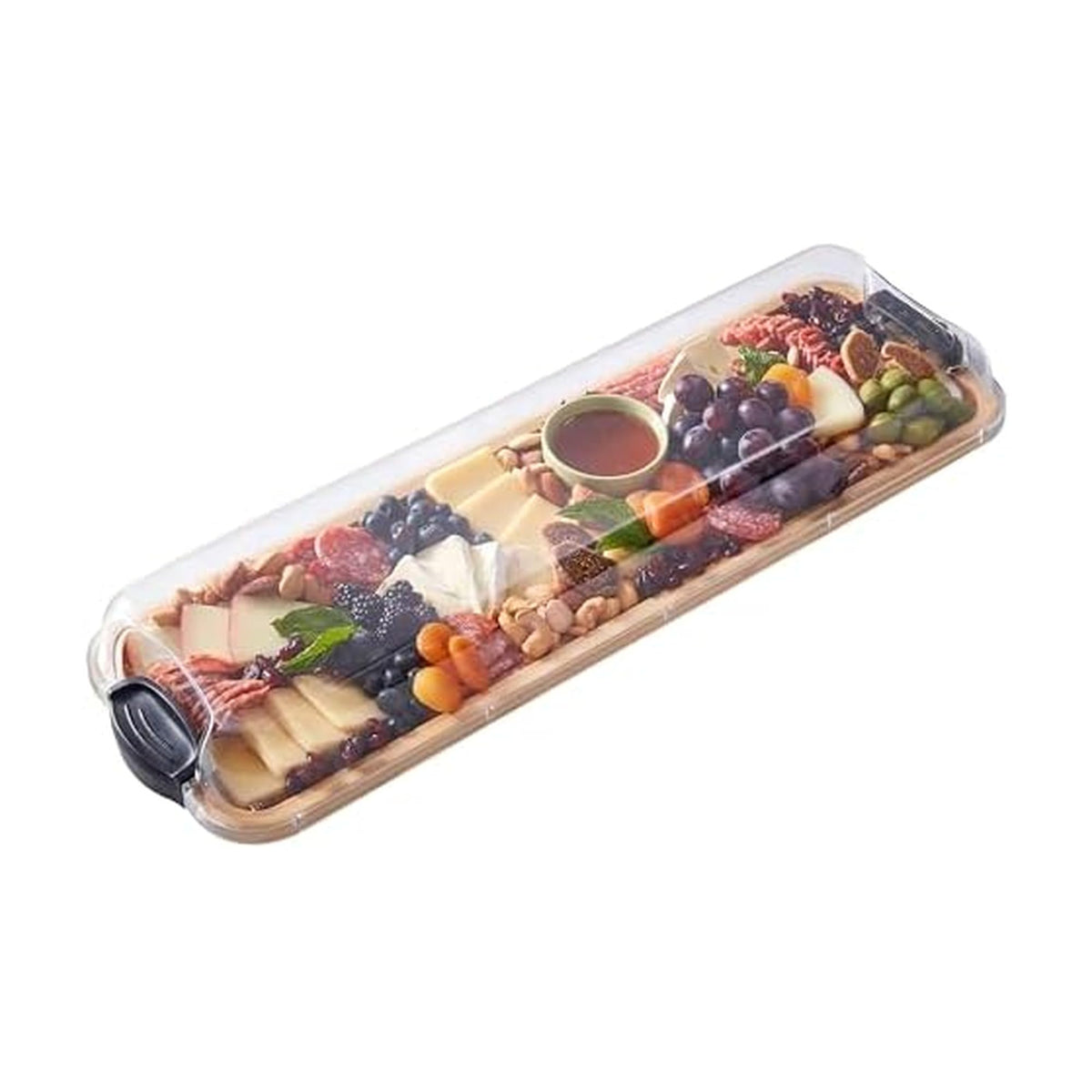 Farberware face service avec aliments organisés pour présentation soignée