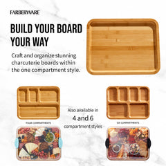 Farberware couvercle transparent fermé gardant aliments frais et visibles