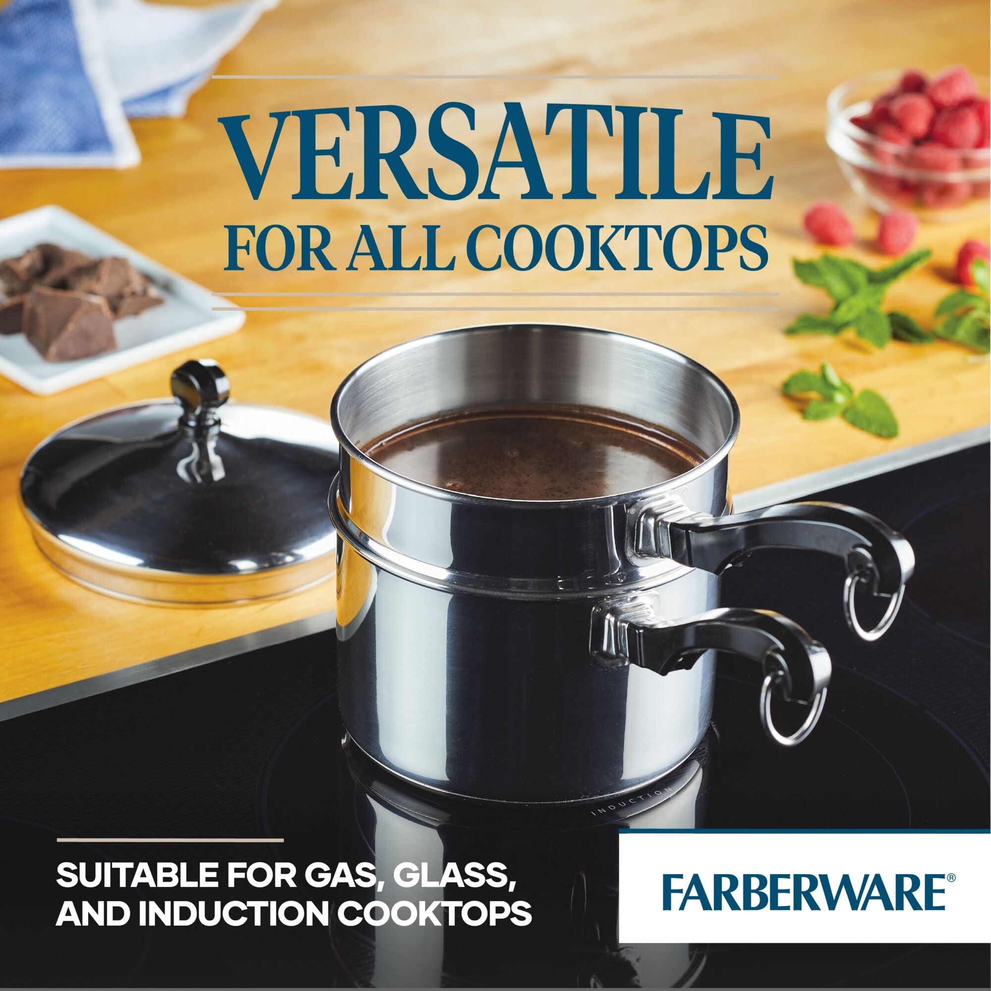 Farberware préparation hollandaise au bain‑marie cuisson contrôlée