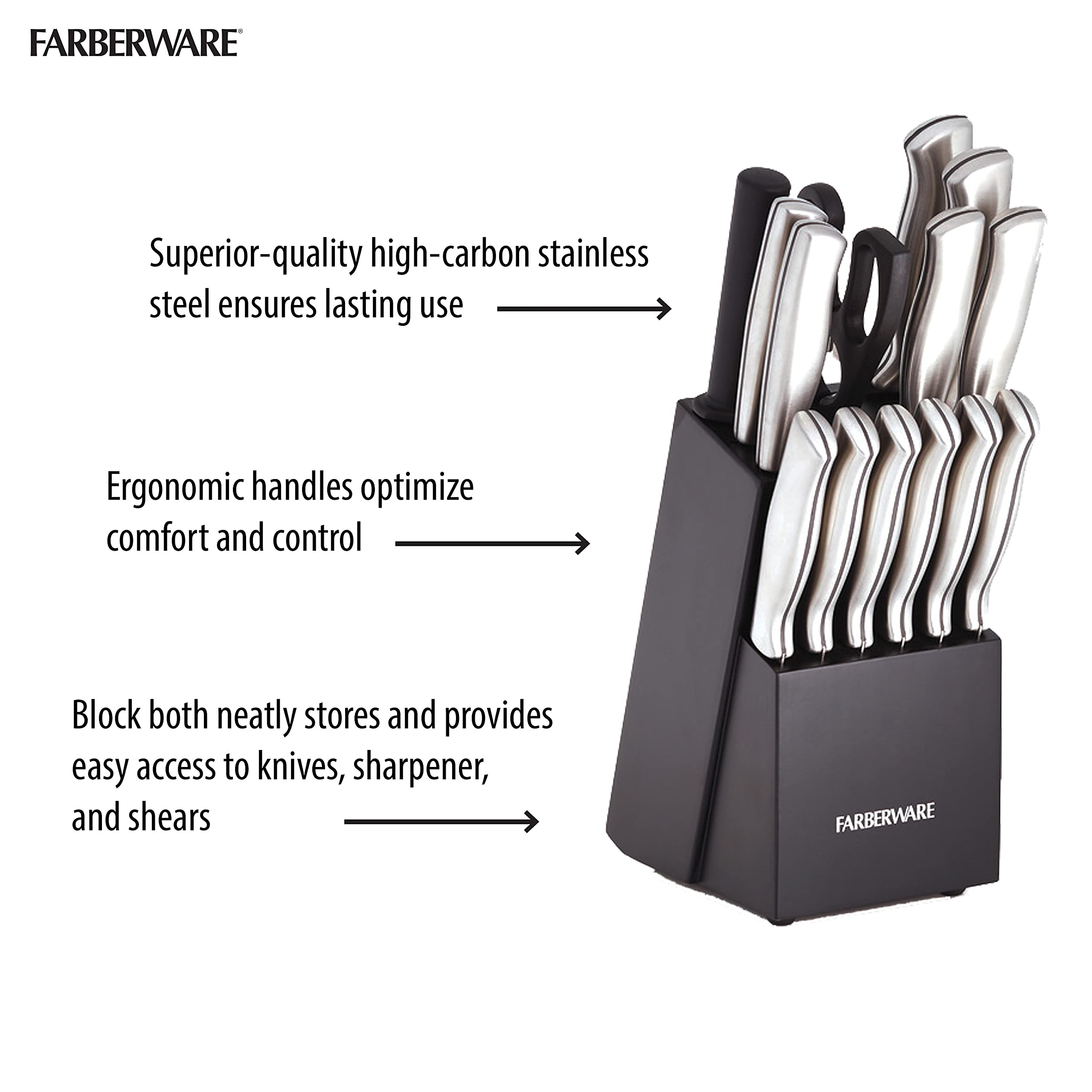 Farberware ensemble en cuisine style de vie pour préparation efficace