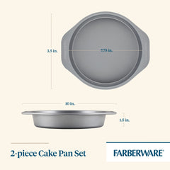 Farberware profil montrant épaisseur d'acier pour durabilité et chaleur uniforme