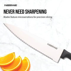 Farberware détail du manche Tri-Star offrant prise antidérapante