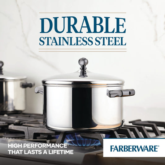 Farberware couvercle bombé auto-arrosant retenant humidité et saveur