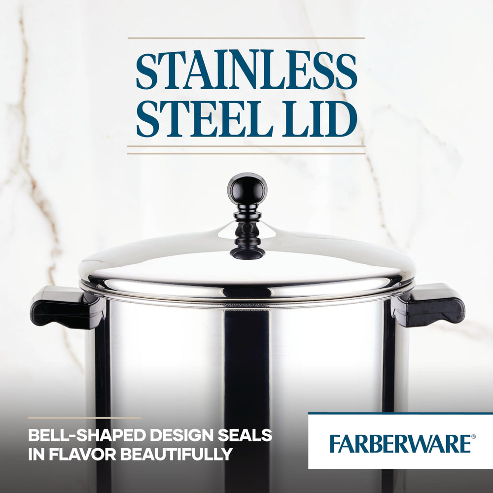 Farberware marmite après lavage et rangement, durable et prête à réutiliser