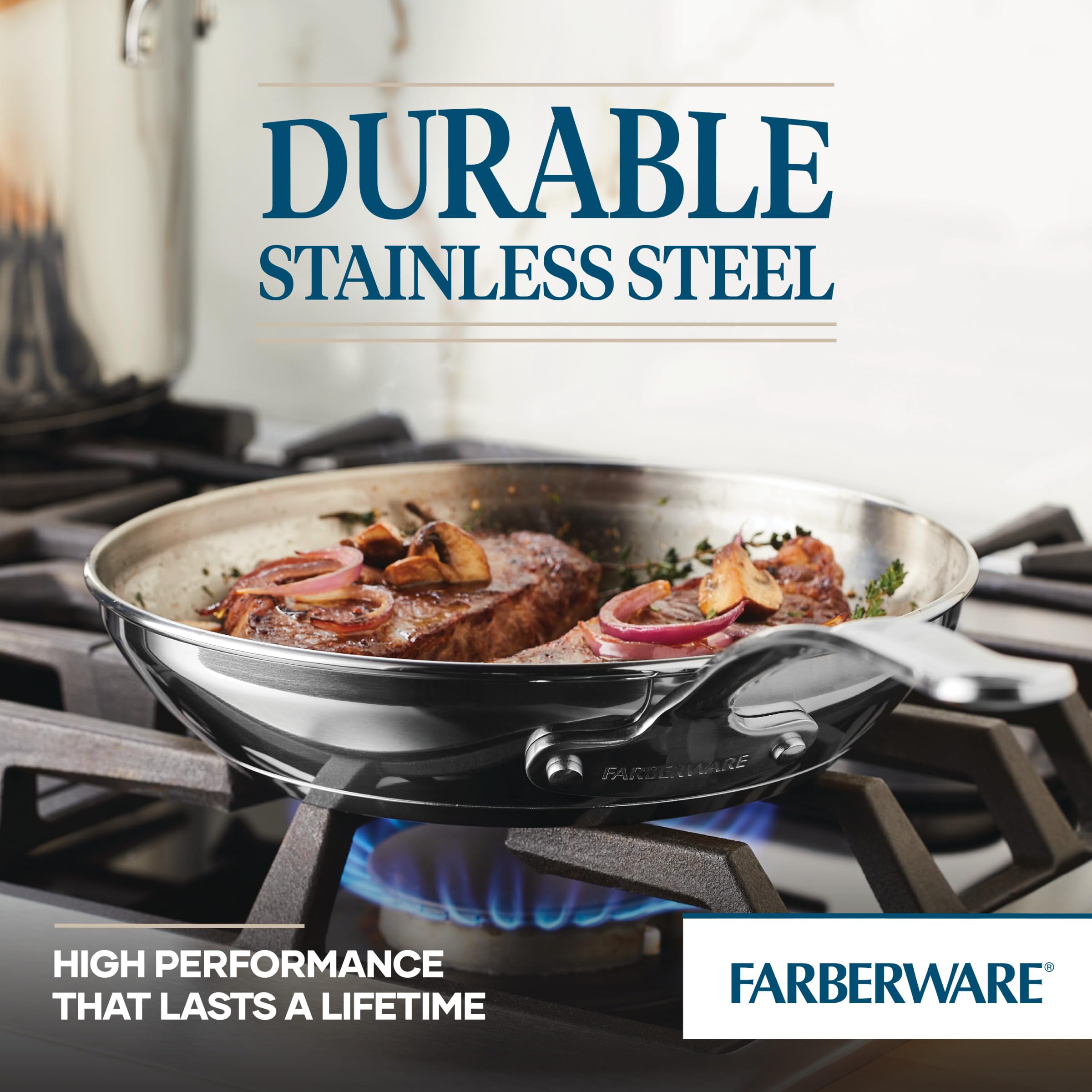 Farberware poêle 10 pouces pour saisies rapides et cuisson uniforme