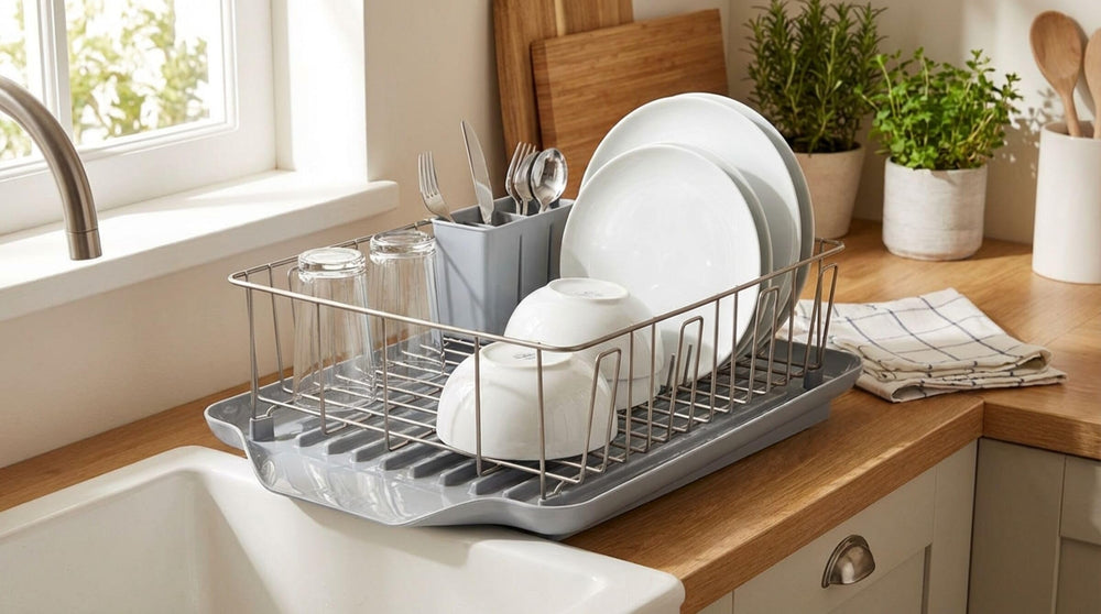 Farberware panier chargé de vaisselle optimisant le séchage quotidien