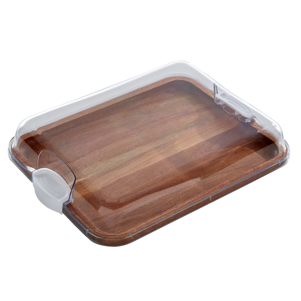 Farberware bord surélevé gardant aliments en place pendant le service