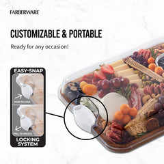 Farberware poignées encastrées assurant prise sûre et confortable
