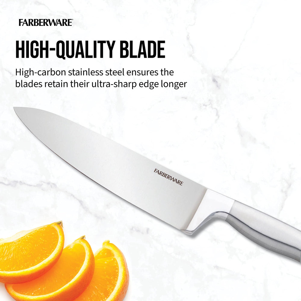 Farberware poignée ergonomique gros plan pour confort et contrôle